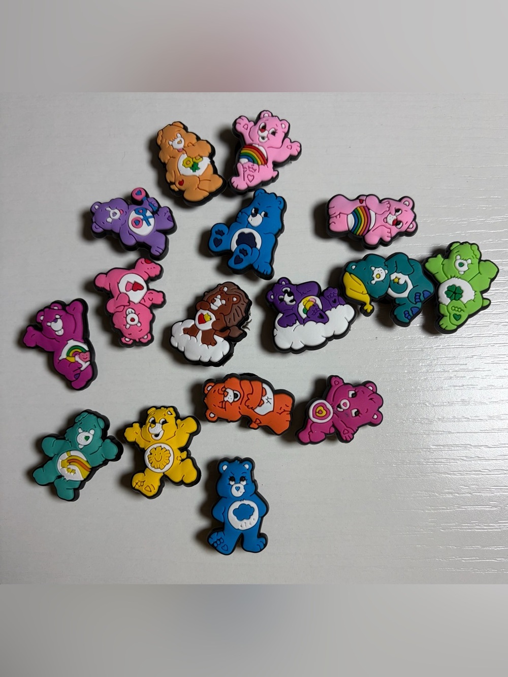 🆕 Care Bears Shoe Charms - Assorted Colors